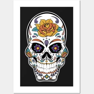 Dia de los Muertos Skull Posters and Art